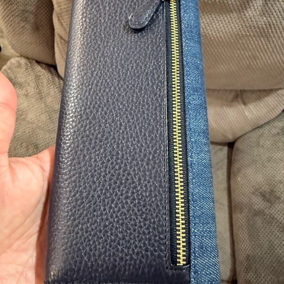 Denim Chain Wallet - Picture 2 of 3